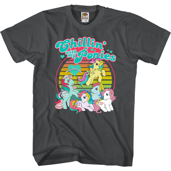 Chillin' With My Ponies My Little Pony T-paita M