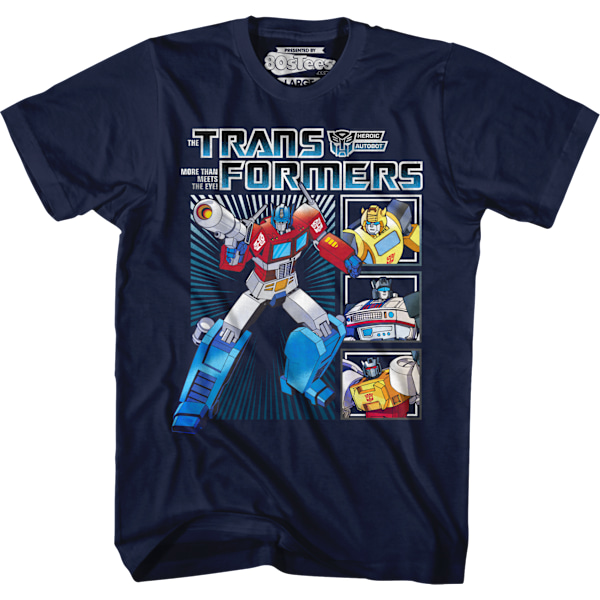 Optimus Prime og Autobots Transformers T-shirt M