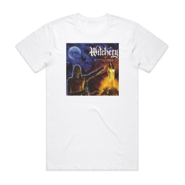 Witchery Witchburner 1 Album Cover T-skjorte Hvit M