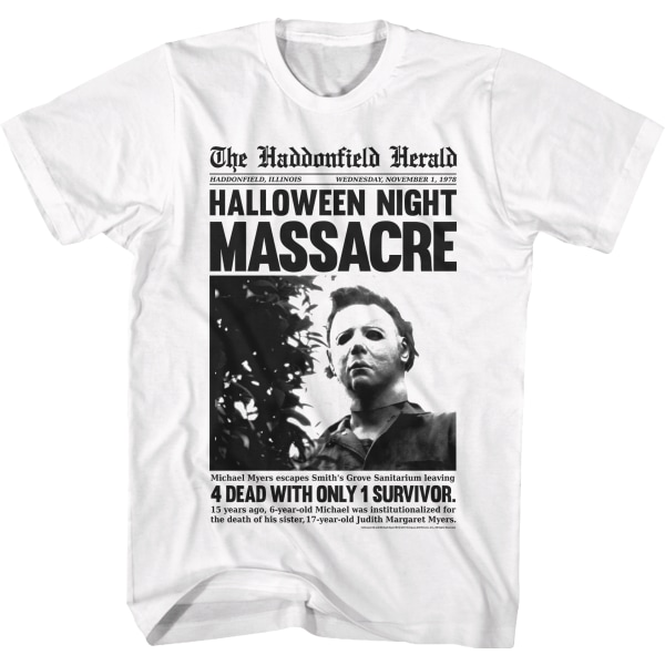 Michael Myers Headline Halloween T-shirt L