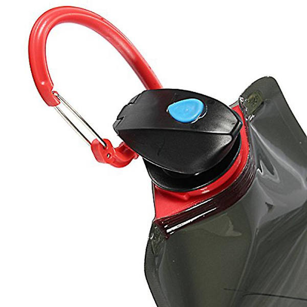 1 kpl 700 ml Taittuva Uusiokäyttöinen Vesi Pussi Juoma Pullo Ilmainen Pyörä Pullo Musta