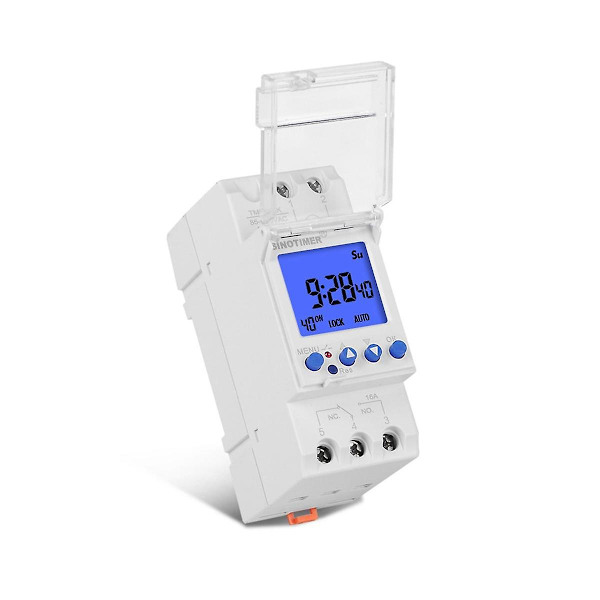 Tm928rakl smart ring meter timer med skærmdisplay 85-265V 16A