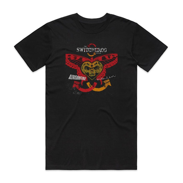 Alexisonfire The Switcheroo Series Alexisonfire Vs Moneen Album Cover T-shirt Sort M
