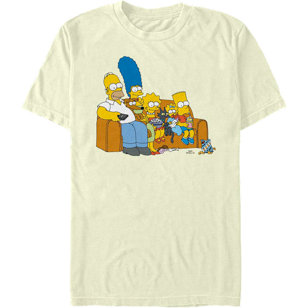 Vintage Familjesoffa The Simpsons T-shirt XL