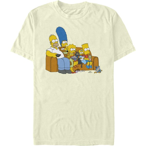 Vintage familjsoffa The Simpsons T-shirt M