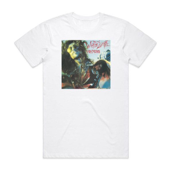 White Zombie Soul Crusher -albumin kansikuva T-paita valkoinen XXL