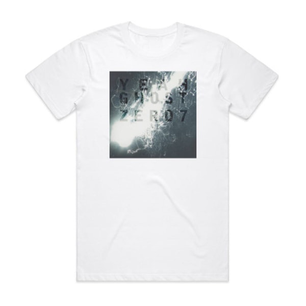 Zero 7 Yeah Ghost Album Cover T-Shirt Vit M