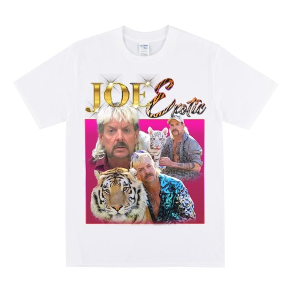 JOE EXOTIC Hyllning T-shirt White M