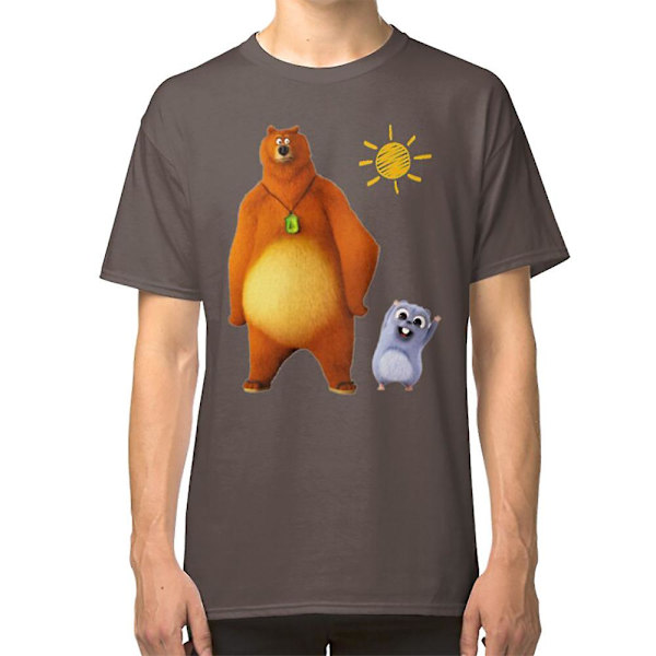 Grizzy och Lemmingar T-shirt darkgrey XXXL