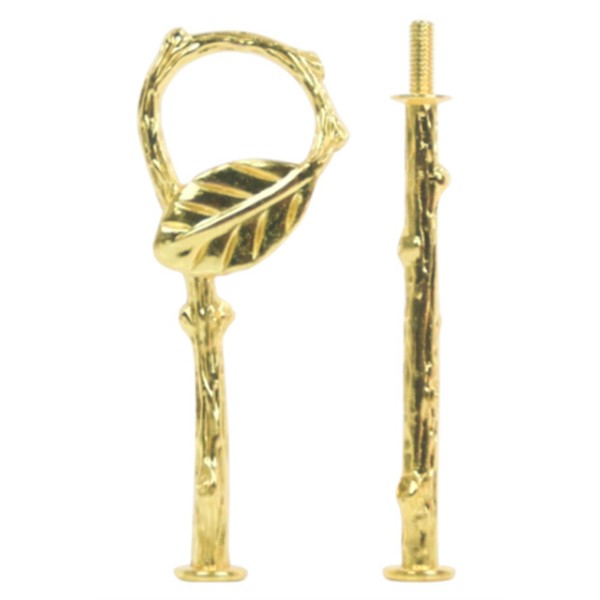 Cupcake Stativhandtag, Dubbellagers Vintage Kakfat Stativ Guld