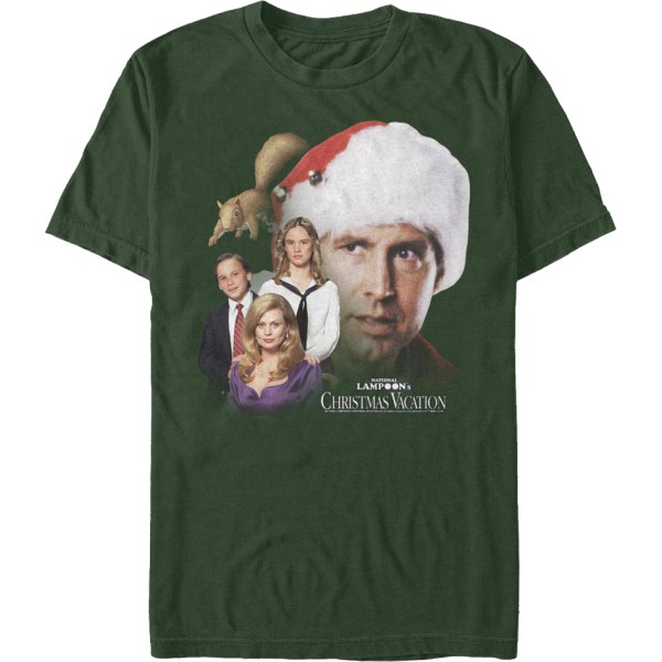 Griswold Collage National Lampoon's Christmas Vacation T-Shirt L