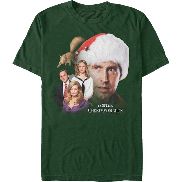 Griswold Collage National Lampoon's Christmas Vacation T-shirt L