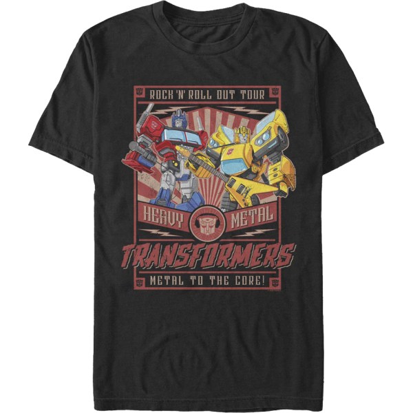 Rock 'N' Roll Out Tour Transformers T-shirt S