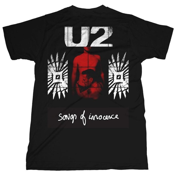 U2 Songs Of Innocence Röd Nyans T-shirt XXL