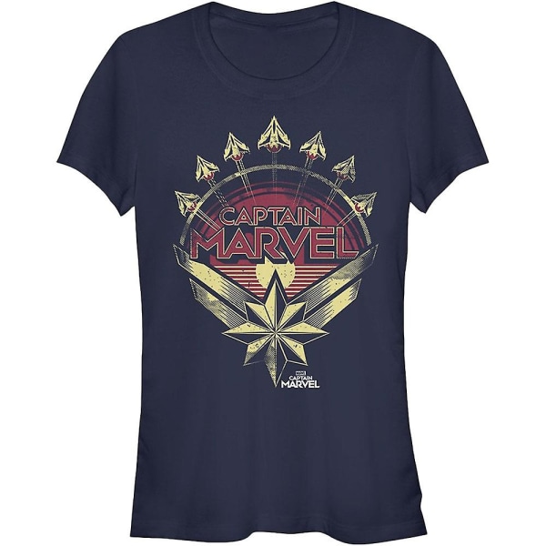 Junior Fighter Planes Captain Marvel Shirt S