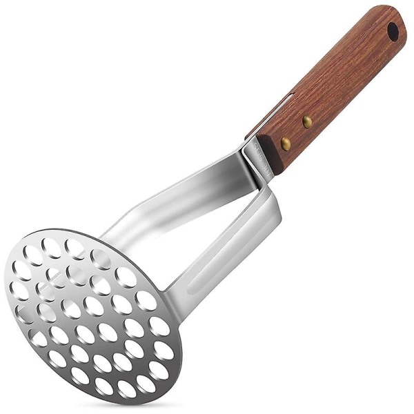 Potato masher stainless steel heavy duty strong non-slip handle not easy to bend easy to use