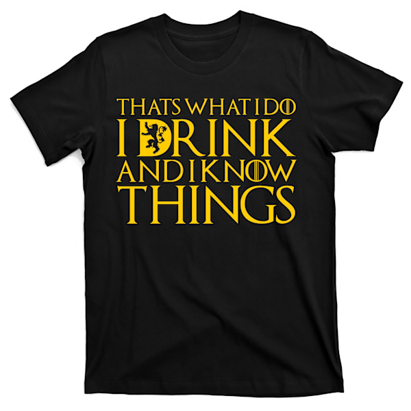 Jeg Drikker Og Ved Ting T-Shirt M