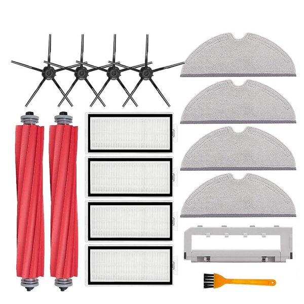 Reservdelar för Q7/q7+/q7 Max/q7 Max+/q7 Plus/q7 /t8 Robotdammsugare - Huvudsidoborste, HEPA-filter, Mopp, b