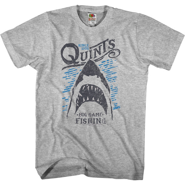 Quint's Big Game Fishing Jaws T-shirt XXL