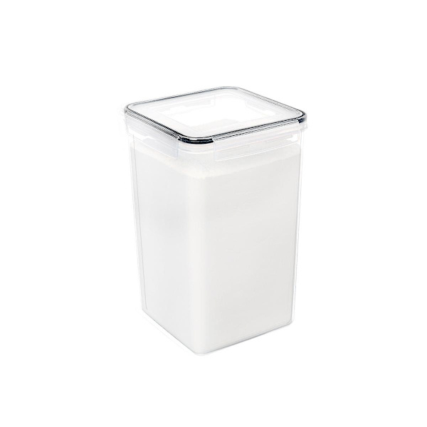 Mel- og sukkerbeholdere (6,5L hver) - Lufttette kjøkken- og pantrybeholdere for matlagring i bulk, blå