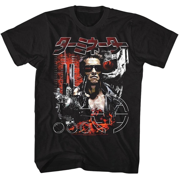 Japansk affisch Terminator T-shirt S