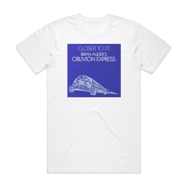 Brian Augers Oblivion Express Closer To It Album Cover T-shirt Hvid XXL