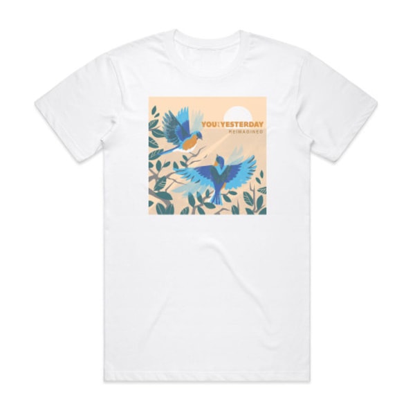 You vs Yesterday Reimagined Album Cover T-shirt Vit XXL