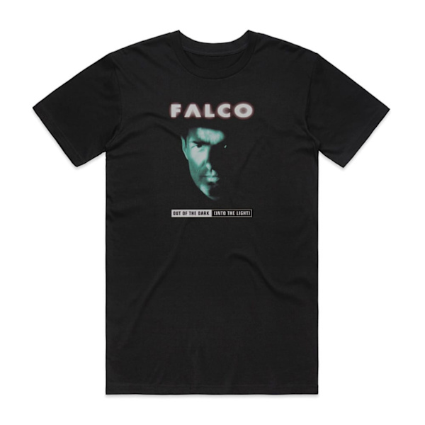 Falco Out Of The Dark Into The Light Album Cover T-Shirt Sort M