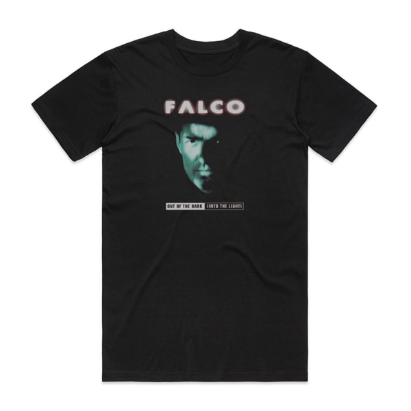 Falco Out Of The Dark Into The Light Album Cover T-Shirt Sort XXL