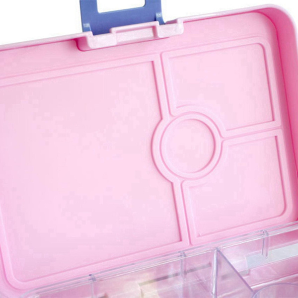 2X Lunchbox för Barn/Vuxna med Fack, Skol-Lunchbox, Läckagesäker