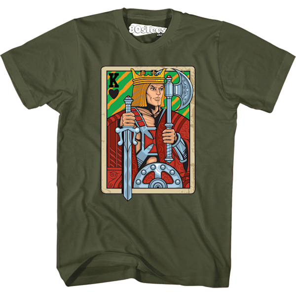He-Man Kuningas Adam Pelikortti T-paita M
