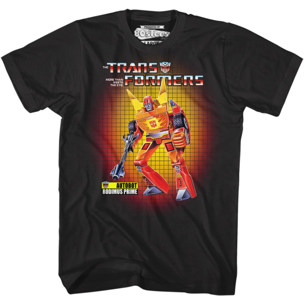 Box Art Rodimus Prime Transformers T-paita M