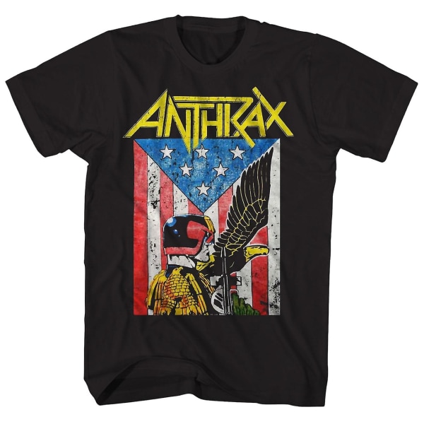 Anthrax T-paita Dredd Eagle Anthrax -paita XXL