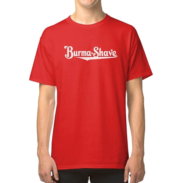 Burma shave tom waits T-shirt red XL