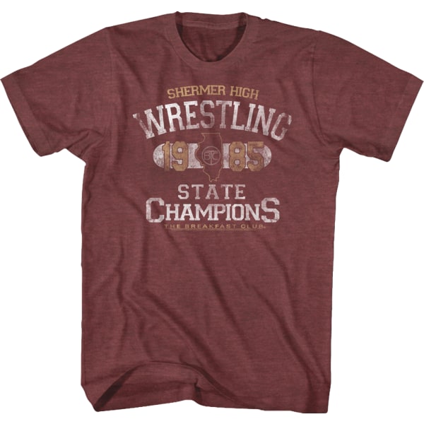 Shermer High Wrestling Breakfast Club T-shirt L