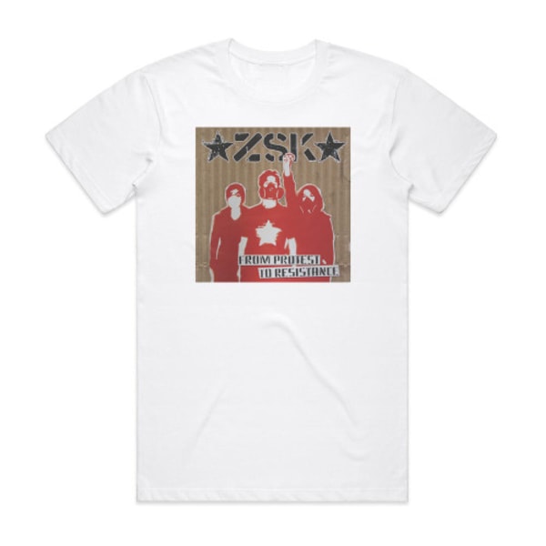 ZSK From Protest To Resistance Album Cover T-shirt Vit XL