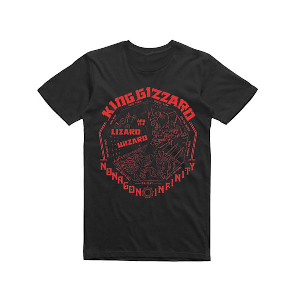 King Gizzard & The Lizard Wizard Nonagon Mono T-shirt M
