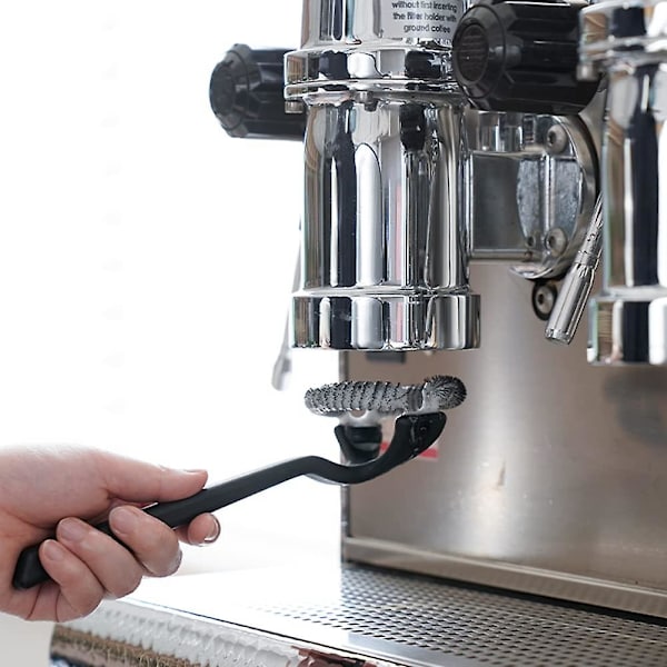 Kaffemaskin Rengjøringsbørste Sett Hodebørste med Flere Avtakbare 360 Nylonbørste Espresso