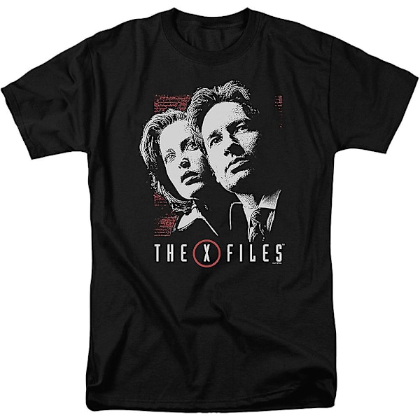 Dana Scully og Fox Mulder X-Files T-skjorte M