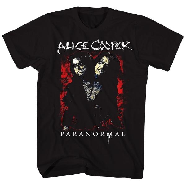 Alice Cooper Tee Paranormal albumkonst Alice Cooper T-tröja L