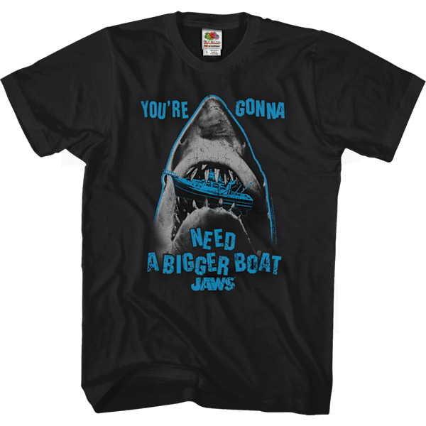 Jaws - Tarvitset Isomman Veneen - T-paita M