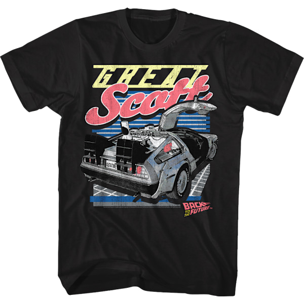 Great Scott DeLorean Tilbage Til Fremtiden T-shirt M