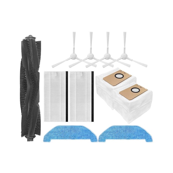 Til Q11 Hovedrulle Roterende Sidebørste Hepa Filter Støvsugerpose Mop Klud Udskiftning Robotstøvsuger
