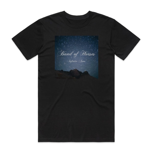 Band of Horses Infinite Arms Album Cover T-Shirt Sort S