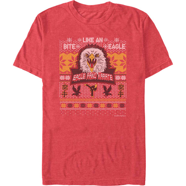 Eagle Fang Karate Faux Stygg Julegenser Cobra Kai T-skjorte M