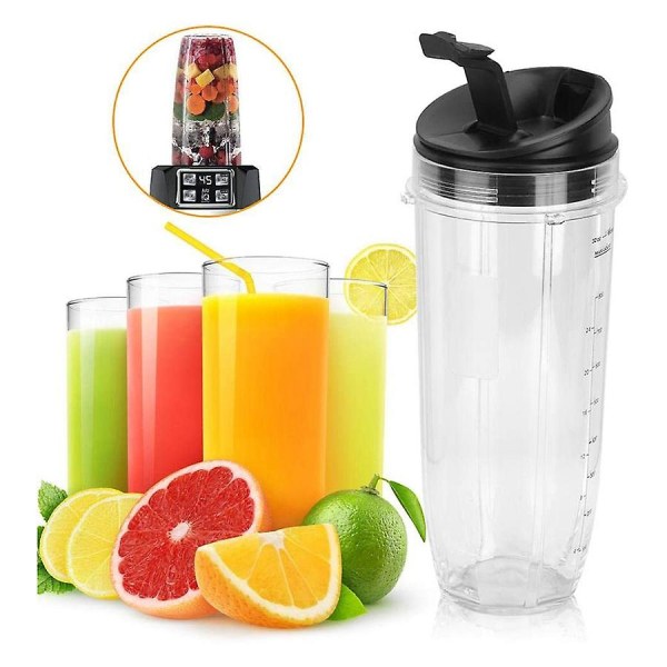 32oz blenderkopp med lokk 900ml for Ninja 900w 1000w blender