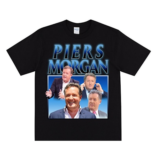 PIERS MORGAN Hyllest T-skjorte For Hennes Black M