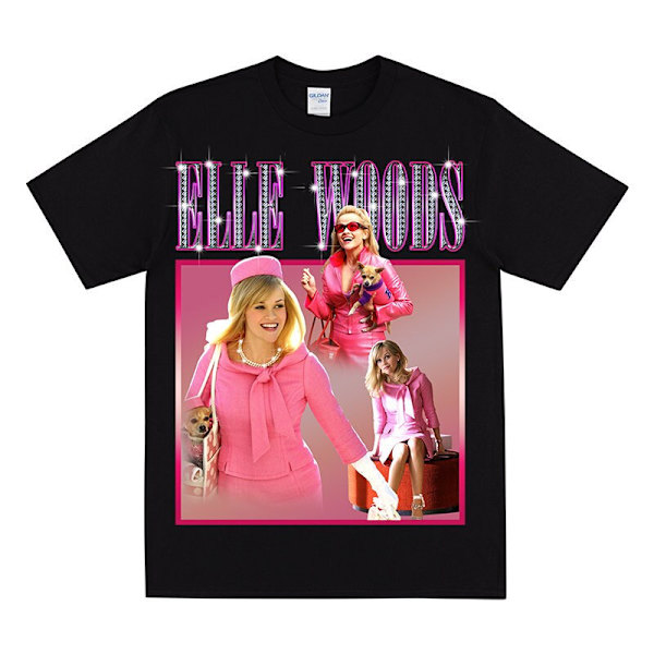 ELLE WOODS Kunnianosoitus T-paita Naisille Black XXXL
