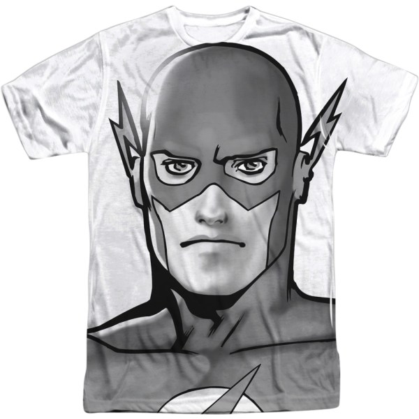 Big Print Flash DC Comics T-Shirt New XXXL