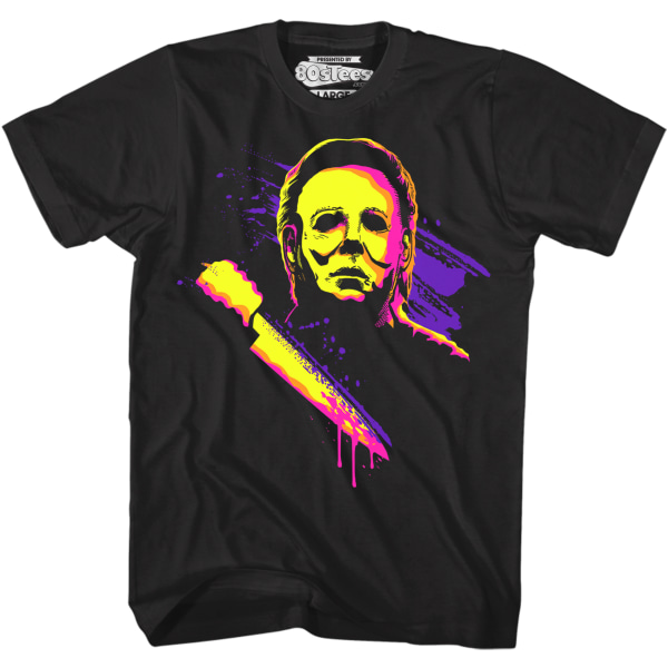 Neon Michael Myers Halloween T-shirt S